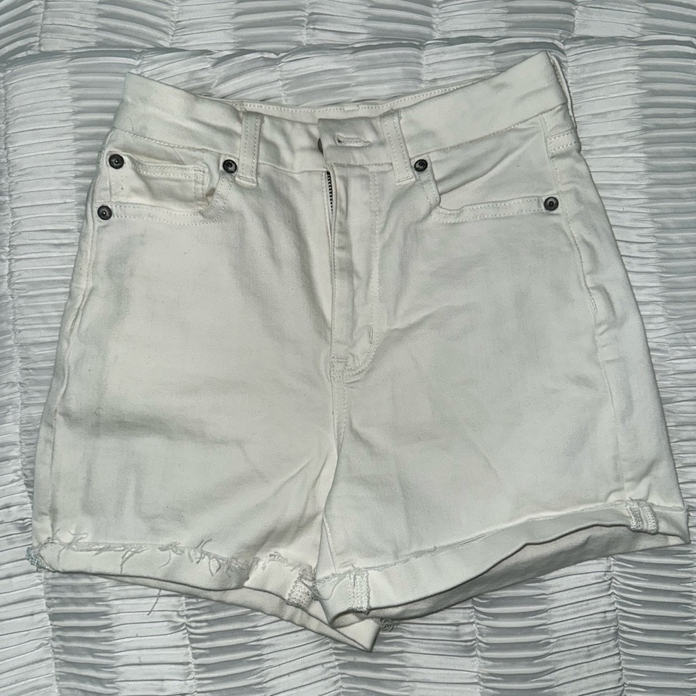 AE Next Level Curvy High Waisted Short Shorts, Size 2